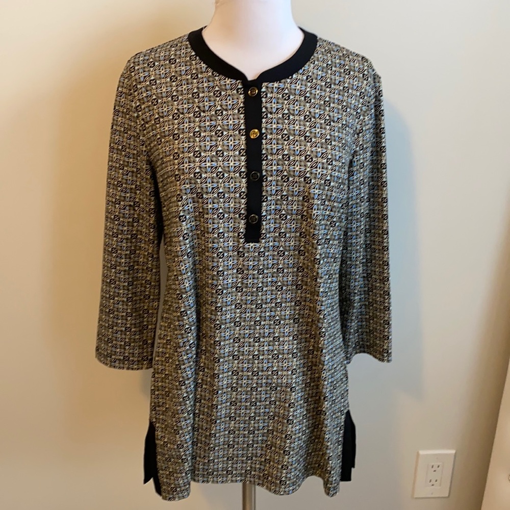 J. Mclaughlin Patterned Pullover Top - image 1